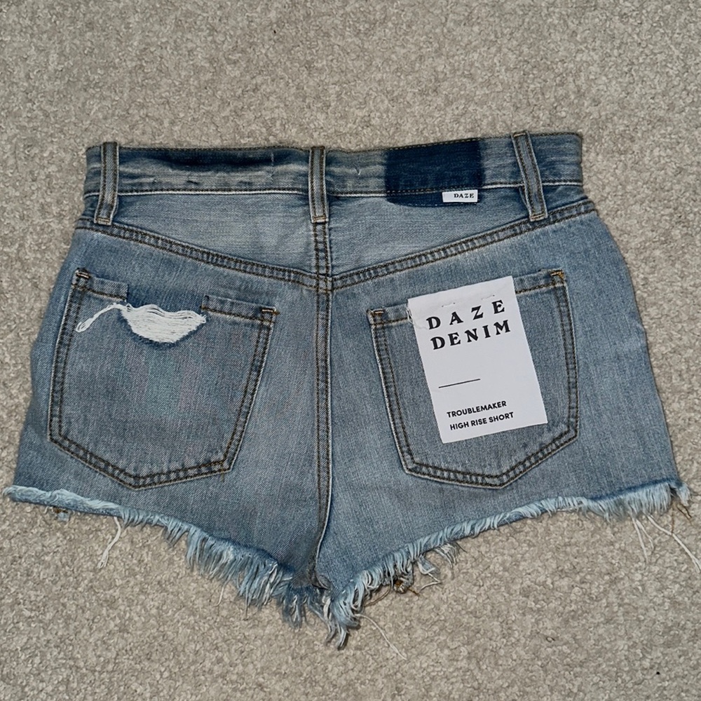 Brand New Daze High Rise Troublemaker Jean Shorts